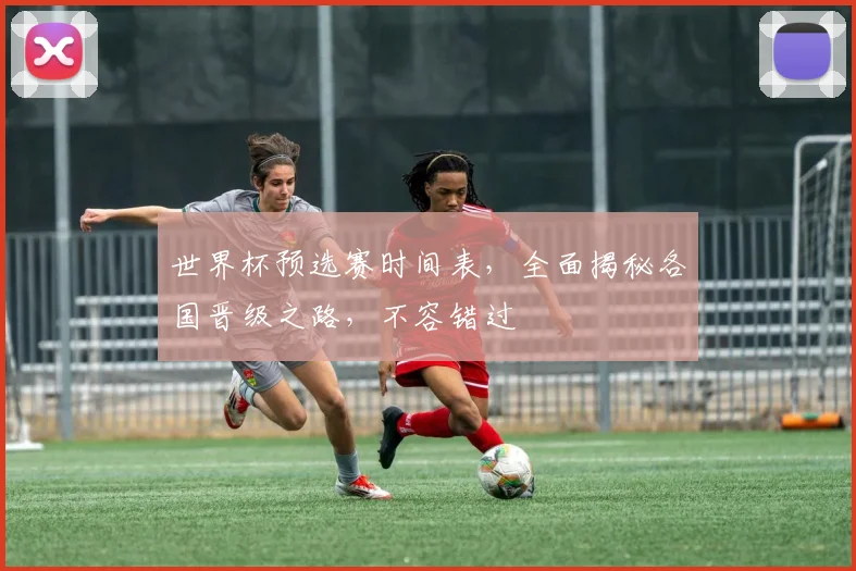 世界杯预选赛时间表，全面揭秘各国晋级之路，不容错过